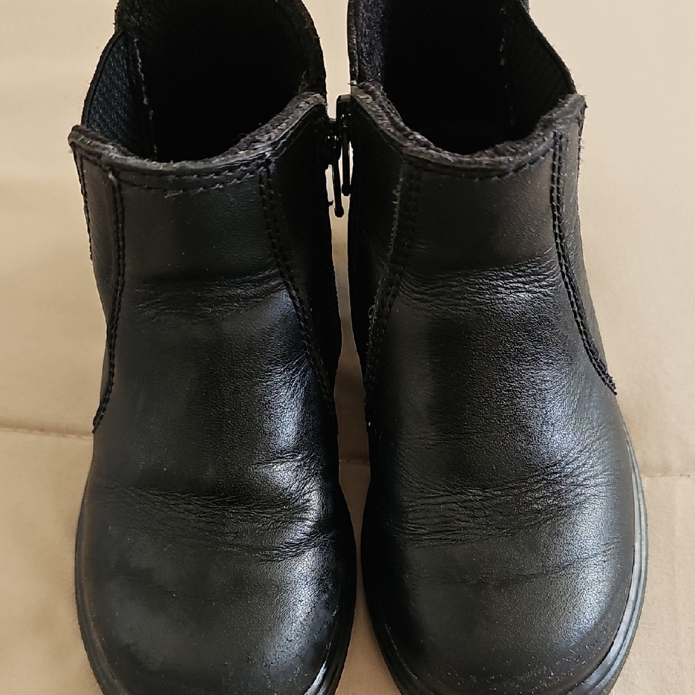 Dr. Martens Kids Black Leather Boots
